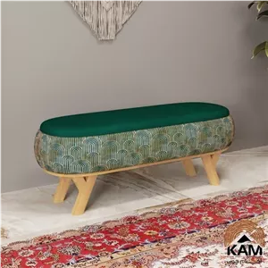 پاف نیمکتی نقش طرح ایوان سایز 120 فیلبند شاپ مدل 803367