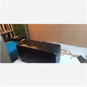 پاف نیکمت دونفره باکس دار چرم فیلبند شاپ مدل 803439