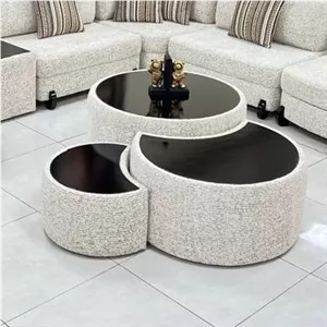 پاف مینیمال سه تیکه طرح گل 60در40 فیلبند شاپ مدل 804271