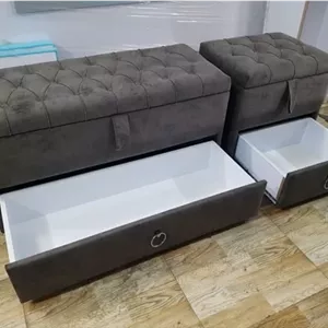 پاف 2نفره مدل چستر کشو دار سایز 120 کد 14 فیلبند شاپ مدل 805055