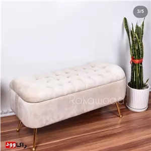 پاف باکس جلو خم پایه فلزی راکاوود فیلبند شاپ مدل 805420