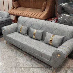 کاناپه 3 نفره اسکارلت پایه فلزی فیلبند شاپ مدل 806257