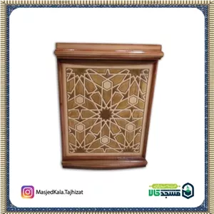 تریبون سخنرانی ایستاده تمام ام دی اف طرح تمام حکاکی مشبک گره چینی کد124 فیلبندشاپ مدل 808873