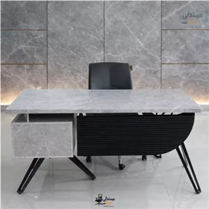 میز کارمندی پایه فلزی 2کشو مدل ملل - سایز 140 - 160 فیلبندشاپ مدل 810967
