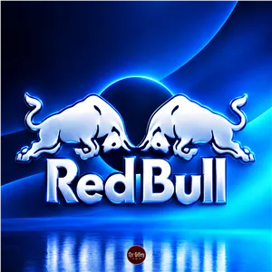 استیکر شیشه عقب ماشین طرح redbull