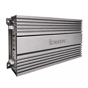 آمپلی‌فایر 4 کانال ساووی مدل SV-80.4Xسری حرفه‌ای با بدنه چدنی