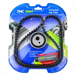 کیت تایم پژو405 XU7 تسمه تایم و بلبرینگ سمند پارس 114 دندانه برند PHC Valeo کره اصلی