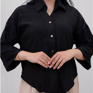 شومیز لینن زنانه مدل لونا