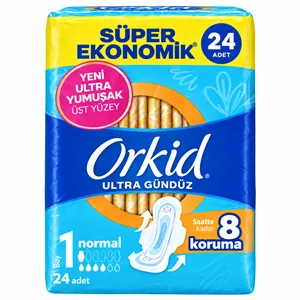 نوار بهداشتی ارکید Orkid Ultra Gündüz Normal سایز 1 بسته 24 عددی