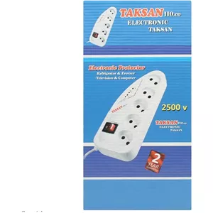 محافظ برق تکسان مدل TS-110 ظرفیت ۵ خانه با کابل ۳ متری
