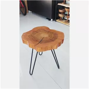 میز عسلی دو رنگ روستیک مبلمان اورلین مدل 947793