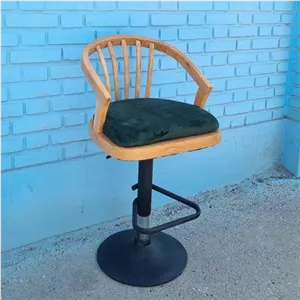 صندلی کانتر جکدار چوبی مبلمان اورلین مدل 938158