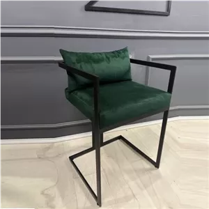 صندلی کانتر اپن بار نهارخوری جزیره ناپل مربع مشکی استاتیک اورلین مدل 900591