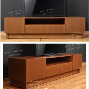 میزتلویزیون چوبی کلاسیک ساده به روز مبلمان اورلین مدل 928877