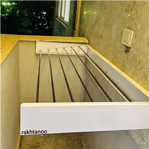 بند رخت دیواری رختانو 1 متری مبلمان اورلین مدل 922884