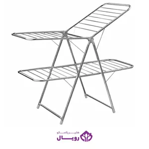 بند رخت استیل زیگزاگ لوله 16 بلند TTT مبلمان اورلین مدل 922947