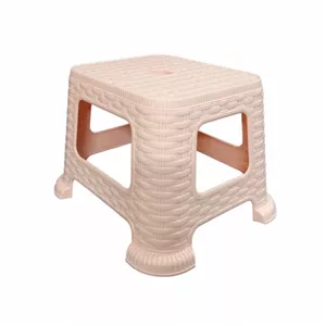 صندلی حمام ناصر پلاستیک مدل حصیری کد NP-865 مبلمان فرنا مدل 1105867 