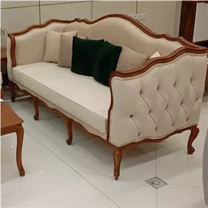 مبل کویین مدل فرانسوی با پارچه دیاموند خارجی درجه یک مبلمان فرنا مدل 1108496