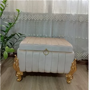 صندوقچه مخملی لمسه کاری مبلمان فرنا مدل 1101370