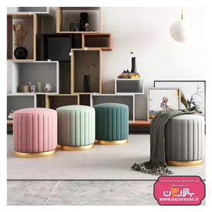 پاف استوانه ای شیاری کد21 مبلمان فرنا مدل 1106627