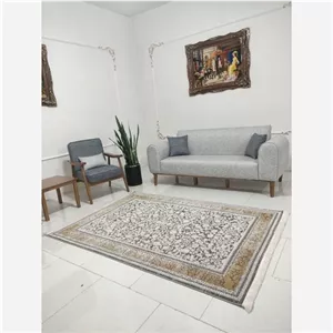 مبل راحتی مینیمال طوسی 8 نفره چوب گردو مبلمان فرنا مدل 1103276