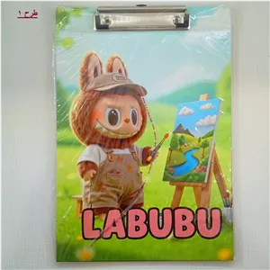 تخته شاسی وایت بردی A4 انصاری طرح لبوبو و کرومی