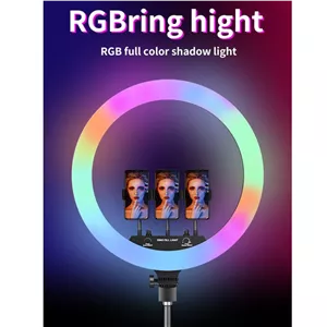 رینگ لایت مدل PA14 RGB LED Soft Ring Light