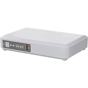 پاوربانک ظرفیت ۱0000 میلی آمپر ساعت گرین لاین  Green Lion Mini DC UPS Multifunction Network - سفید