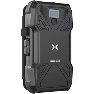 پاوربانک ظرفیت 20000 میلی آمپر ساعت گرین لاین  Green Lion Solar 5-Panel Power Bank - مشکی