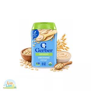 سرلاک بدون شیر ارگانیک گربر Gerber جو دوسر