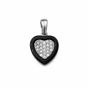آویز گردنبند نقره زنانه مدل قلب کد AV21 