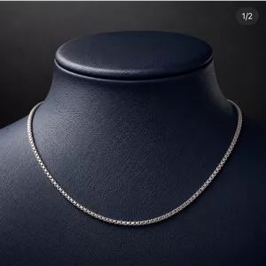 زنجیر نقره زنانه مدل ونیزی کد Z22 