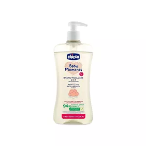 شامپو سر و بدن میسلار کودک چیکو مدل Baby Moments حجم ۵۰۰ میلی‌لیتر