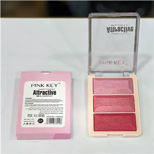 پالت رژگونه سه‌رنگ Attractive پینک کی کد YM3010