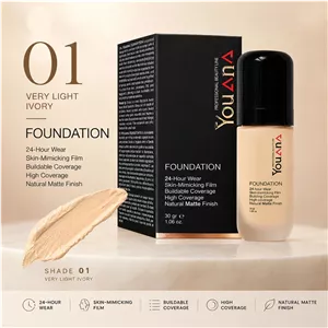 Youana.کرم پودر و کانسیلر فول کاور (F01-F07) یوانا 30 میل