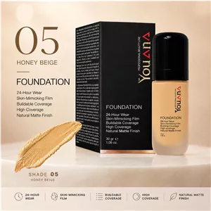 Youana.کرم پودر و کانسیلر فول کاور (F01-F07) یوانا 30 میل