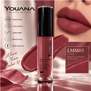 Youana. رژ لب مایع مات یوانا Matte Liquid Lipstick حجم 4.5 میل