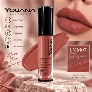 Youana. رژ لب مایع مات یوانا Matte Liquid Lipstick حجم 4.5 میل