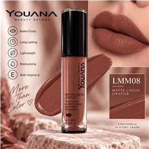 Youana. رژ لب مایع مات یوانا Matte Liquid Lipstick حجم 4.5 میل