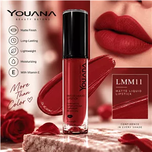 Youana. رژ لب مایع مات یوانا Matte Liquid Lipstick حجم 4.5 میل