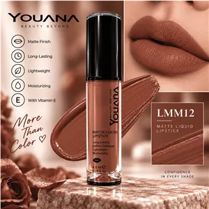 Youana. رژ لب مایع مات یوانا Matte Liquid Lipstick حجم 4.5 میل