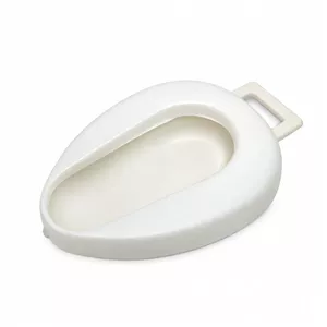 لگن زیر بیمار دسته دار مواد درجه 1(سفید)