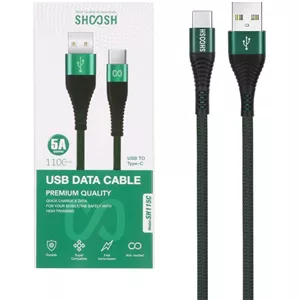 کابل تایپ سی روکش کنفی شوش مدل SHOOSH SH115C