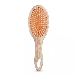 برس موی چوبی مستر براش مدل کراون با سوزن چوبیMaster Brush Crown Wooden Hair Brush