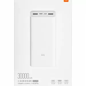 پاوربانک 18w شیائومی مدل (PB3018ZM) ظرفیت 30000 میلی آمپر ساعت اورجینال چین