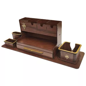 ست لوازم اداری رومیزی ساها دیزاین کد 10 مجموعه 4 عددی