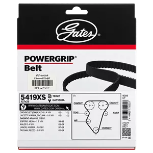 تسمه تایم پاور گریپ (POWERGRIP) کد 5419 مناسب برای سمند و دنا