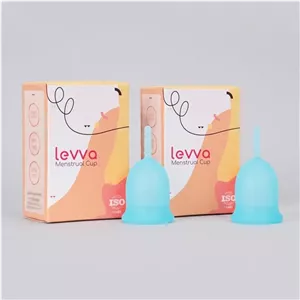 کاپ قاعدگی لیوا فارما مدل Plus سایز کوچک مجموعه 2 عددی 