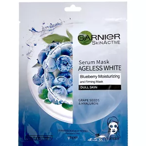 ماسک ورقه ای صورت حاوی عصاره بلوبری و هیالورونیک اسید 28گرم گارنیه