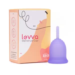 کاپ قاعدگی سایز کوچک رنگ بنفش 20 میل لیوا فارما 